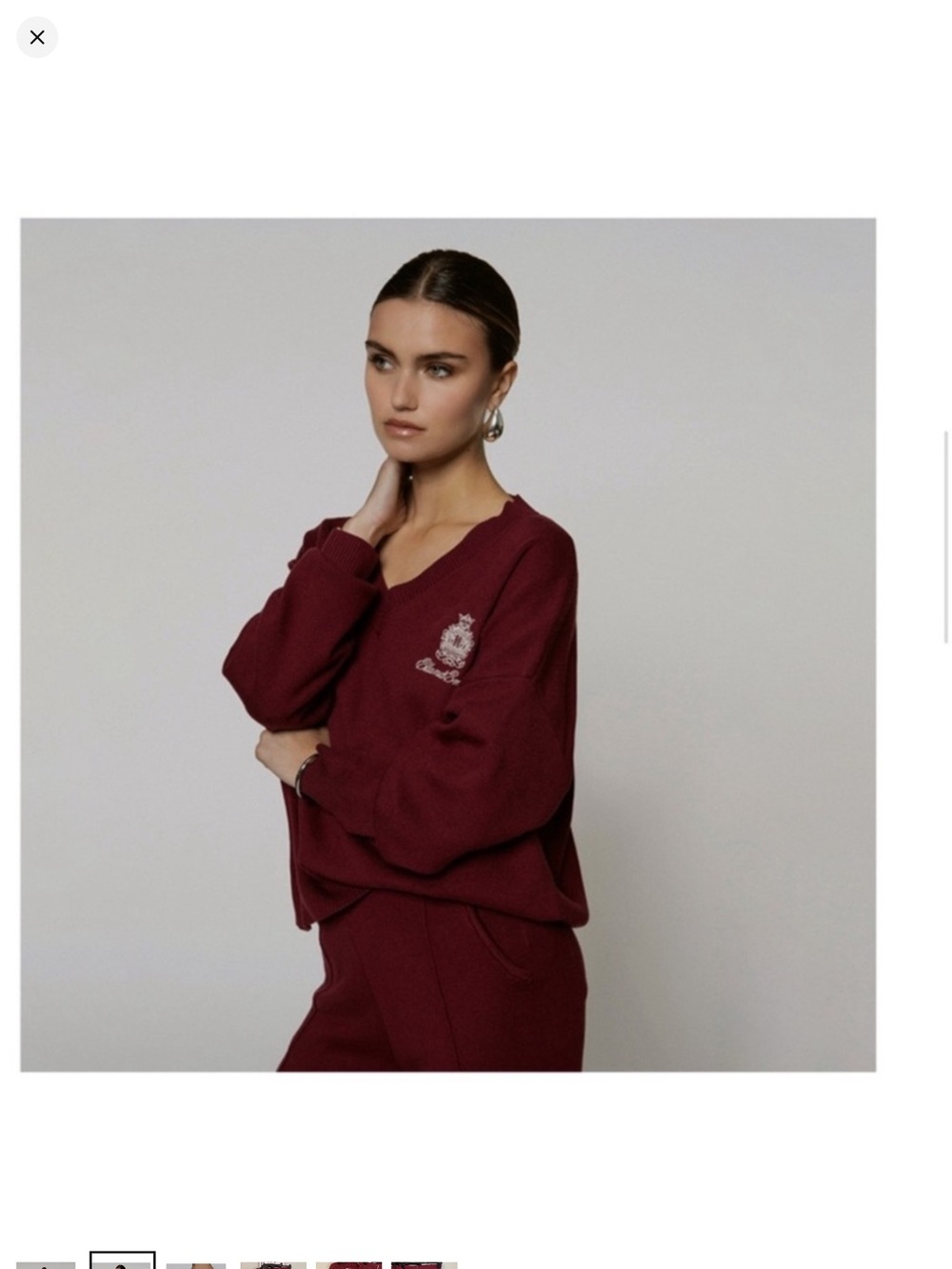 Ellandemm V-neck sweater
